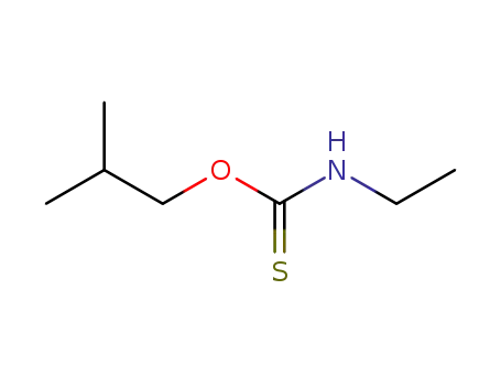 Molecular Structure of 55860-53-2 (O-isobutyl ethylthiocarbamate)