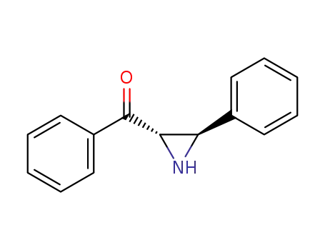 Molecular Structure of 7570-84-5 (Methanone, phenyl[(2R,3S)-3-phenyl-2-aziridinyl]-, rel-)