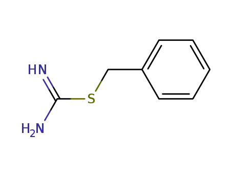 Molecular Structure of 621-85-2 (BENZYLISOTHIOUREA)