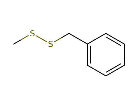 699-10-5,BENZYL METHYL DISULFIDE,Disulfide,benzyl methyl (6CI,7CI,8CI); Benzyl methyl disulfide; Methyl benzyl disulfide;NSC 677547