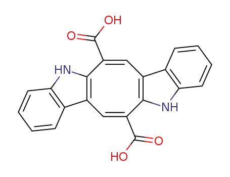 Molecular Structure of 28056-19-1 (6,13-Dihydrodibenzo[b,i]phenazine-5,12-dicarboxylic acid)