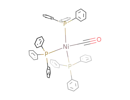Molecular Structure of 15376-83-7 ((triphenylphosphine)3(CO)nickelk)