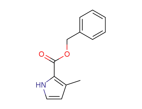 Molecular Structure of 3284-46-6 (Benzyl 3-Methyl-1H-pyrrole-2-carboxylate)