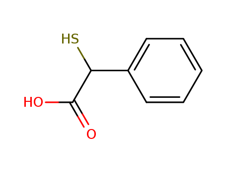 Benzeneacetic acid, a-mercapto-
