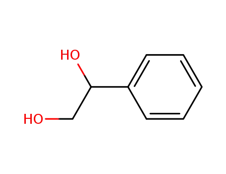 Molecular Structure of 7138-28-5 (1-PHENYL-1,2-ETHANEDIOL)