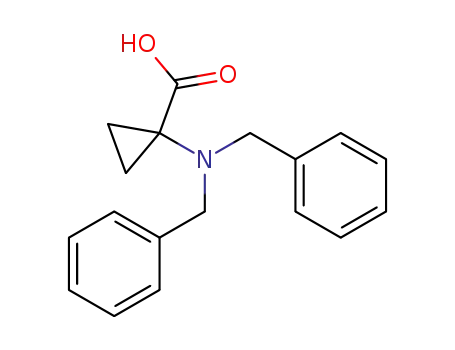Molecular Structure of 119111-63-6 (1-(N,N-dibenzylamino)cyclopropanecarboxylic acid)