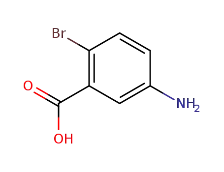 Molecular Structure of 2840-02-0 (5-AMINO-2-BROMOBENZOIC ACID)