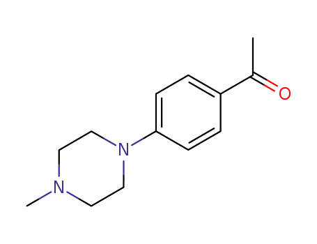 Molecular Structure of 26586-55-0 (1-[4-(4-METHYLPIPERAZINO)PHENYL]-1-ETHANONE)