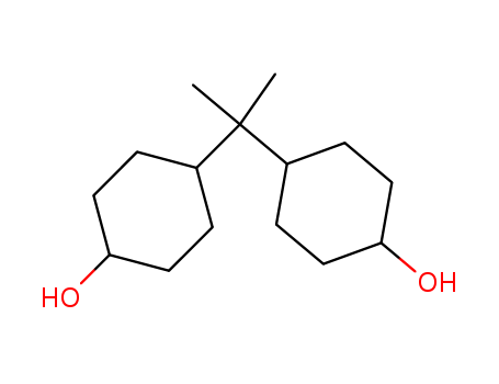 80-04-6,4,4'-Isopropylidenedicyclohexanol,Cyclohexanol,4,4'-isopropylidenedi- (6CI,7CI,8CI);1,1'-Isopropylidenebis[4-cyclohexanol];2,2-Bis(4-hydroxycyclohexyl)propane;Dodecahydrobisphenol A;HBPA;Hydrobisphenol A;Hydrogenated bisphenol A;NSC8990;NSC 8991;NSC 8992;Perhydrobisphenol A;Rikabinol HB;