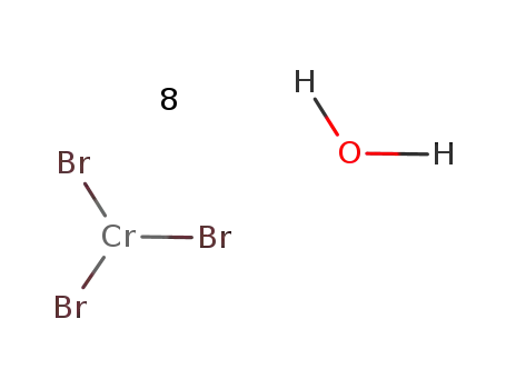 Molecular Structure of 13478-06-3 (CHROMIUM (III) BROMIDE HEXAHYDRATE)