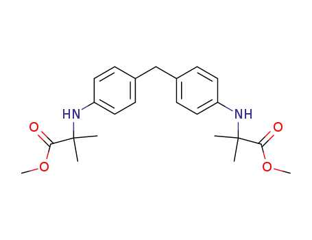 Molecular Structure of 10029-24-0 (dimethyl N,N'-(methylenedi-4,1-phenylene)bis[2-methyl-beta-alaninate])
