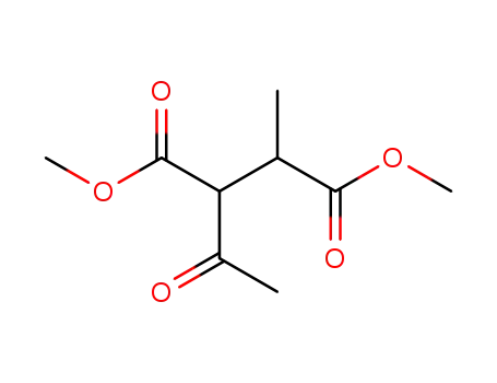 Molecular Structure of 35493-66-4 (methyl 3-(methoxycarbonyl)-2-methyl-4-oxopentanoate)