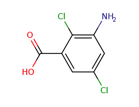 Molecular Structure of 133-90-4 (Chloramben)
