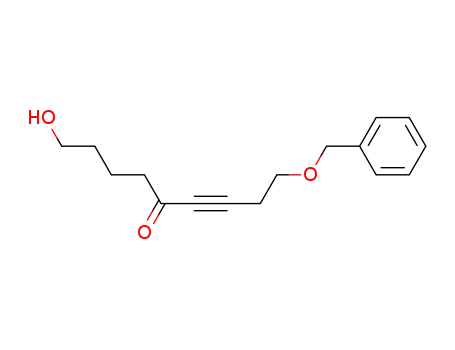 Molecular Structure of 616240-05-2 (3-Nonyn-5-one, 9-hydroxy-1-(phenylmethoxy)-)