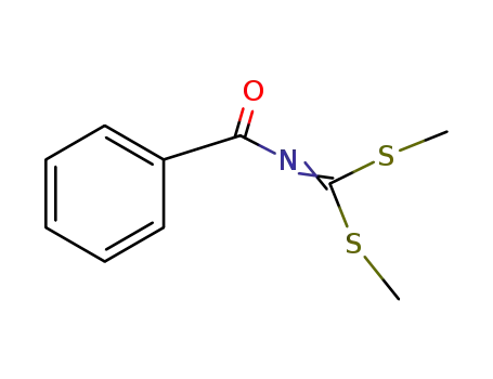 Molecular Structure of 24786-18-3 (dimethyl N-benzoyldithiocarbonimidate)