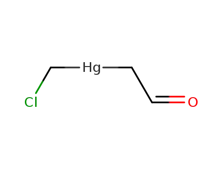 Molecular Structure of 71840-36-3 (chloromethylmercurioacetaldehyde)