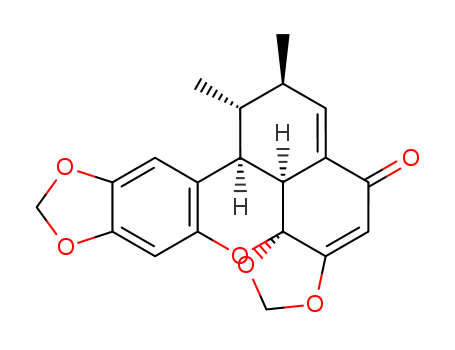 26430-30-8,Carpanone,5H-Benzo[kl]bis[1,3]dioxolo[4,5-b:4',5'-g]xanthen-5-one,7,8,8a,14b-tetrahydro-7,8-dimethyl-, (7a,8b,8ab,14aR*,14bb)-;5H-Benzo[kl]bis[1,3]dioxolo[4,5-b:4',5'-g]xanthen-5-one, 7,8,8ab,14bb-tetrahydro-7a,8b-dimethyl- (8CI); (?à)-Carpanone; Carpanone; NSC 156298