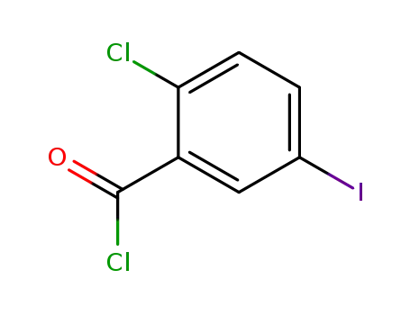 Molecular Structure of 281652-58-2 (2-Chloro-5-iodo-benzoyl chloride)