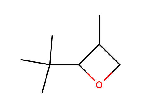 Molecular Structure of 7045-82-1 (Oxetane, 2-(1,1-dimethylethyl)-3-methyl-)
