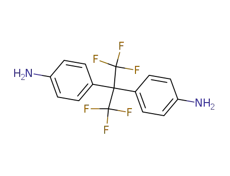 Molecular Structure of 1095-78-9 (2,2-Bis(4-aminophenyl)hexafluoropropane)