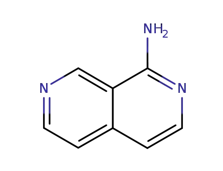 Molecular Structure of 27225-00-9 ([2,7]Naphthyridin-1-ylamine)