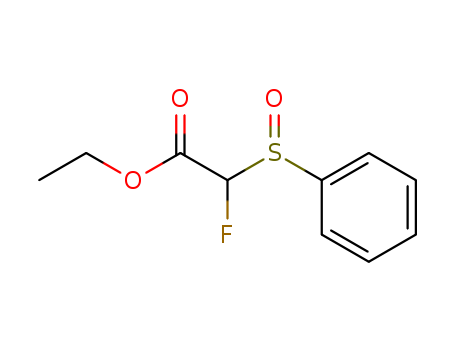 Acetic acid, fluoro(phenylsulfinyl)-, ethyl ester