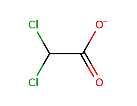 Molecular Structure of 13425-80-4 (Dichloroacetate)