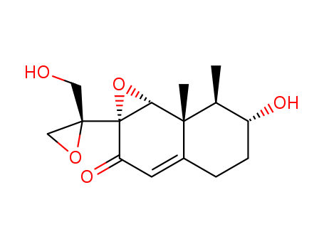 Naphth[1,2-b]oxiren-2(1aH)-one,4,5,6,7,7a,7b-hexahydro-6-hydroxy-1a-[(2R)-2-(hydroxymethyl)oxiranyl]-7,7a-dimethyl-,(1aS,6R,7R,7aR,7bR)-