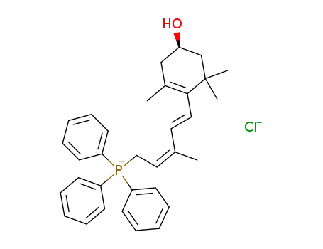 <(2Z,4E)-5-<(R)-4-hydroxy-2,6,6-trimethylcyclohex-1-enyl>-3-methylpenta-2,4-dienyl>triphenylphosphonium chloride