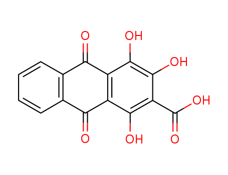 1,3,4-trihydroxy-9,10-dioxo-anthracene-2-carboxylic acid