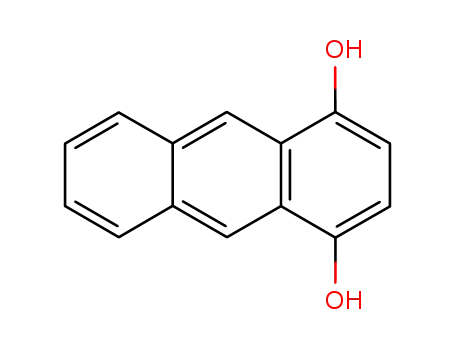 Molecular Structure of 7218-35-1 (1,4-Anthracenediol)