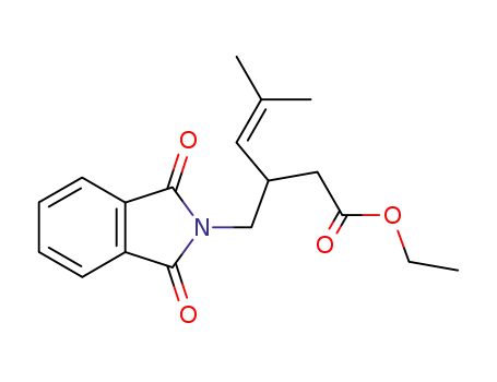 3-(1,3-Dioxo-1,3-dihydro-isoindol-2-ylmethyl)-5-methyl-hex-4-enoic acid ethyl ester