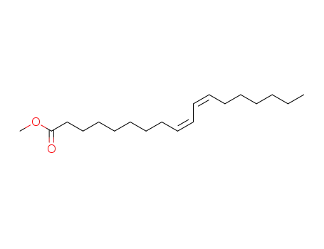 Molecular Structure of 822-10-6 (9,11-Octadecadienoic acid, methyl ester, (Z,Z)-)