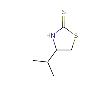 Molecular Structure of 42163-70-2 ((S)-4-Isopropyl-1,3-thiazolidine-2-thione)