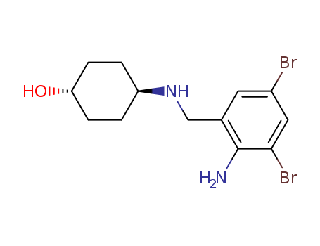 Cyclohexanol,4-[[(2-amino-3,5-dibromophenyl)methyl]amino]-, trans-(18683-91-5)