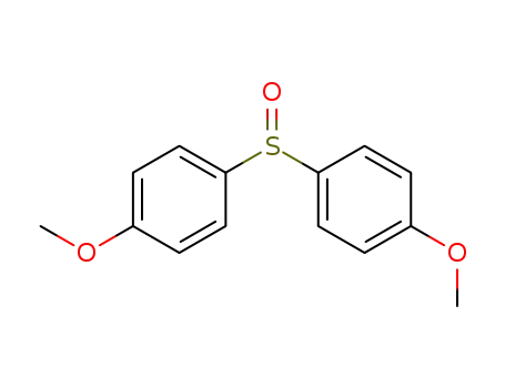 Molecular Structure of 1774-36-3 (Bis(4-methoxyphenyl) sulfoxide)