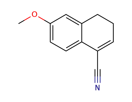 Molecular Structure of 6398-50-1 (1-Cyano-6-methoxy-3,4-dihydronaphtalene)