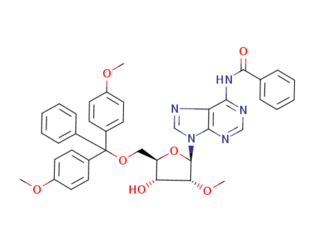 Adenosine,N-benzoyl-5'-O-[bis(4-methoxyphenyl)phenylmethyl]-2'-O-methyl-
