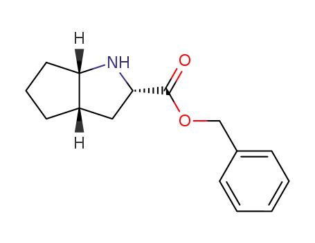 Molecular Structure of 130609-48-2 ((1R,3S,5R)-2-AZABICYCLO[3.3.0]OCTANE-3-CARBOXYLIC ACID, BENZYL ESTER)