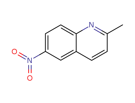 Molecular Structure of 613-30-9 (2-METHYL-6-NITROQUINOLINE)