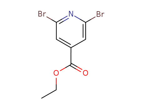 90050-70-7,Ethyl 2,6-dibromopyridine-4-carboxylate,Isonicotinicacid, 2,6-dibromo-, ethyl ester (7CI); Ethyl 2,6-dibromo-4-pyridinecarboxylate;Ethyl 2,6-dibromoisonicotinate