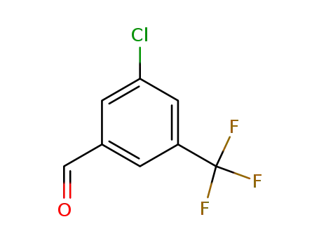 Molecular Structure of 477535-43-6 (3-Chloro-5-(trifluoromethyl)benzaldehyde)