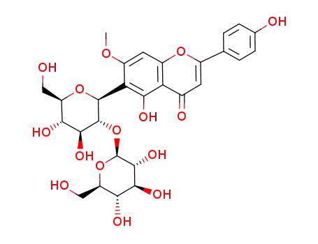 Molecular Structure of 72063-39-9 (spinosin)