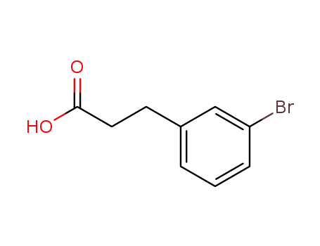 Molecular Structure of 42287-90-1 (3-(3-Bromophenyl)propionic acid)