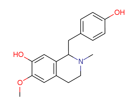 7-Isoquinolinol, 1,2,3,4-tetrahydro-1-[(4-hydroxyphenyl)methyl]-6-methoxy-2-methyl-