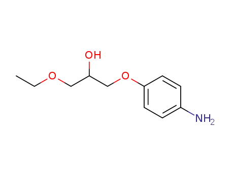 Molecular Structure of 94056-98-1 (1-(4-Aminophenoxy)-3-ethoxy-2-propanol)