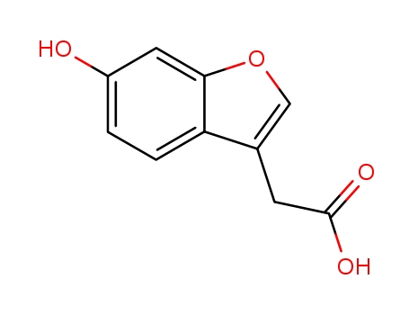 2-(6-Hydroxy-1-benzofuran-3-yl) acetic acid(69716-04-7)