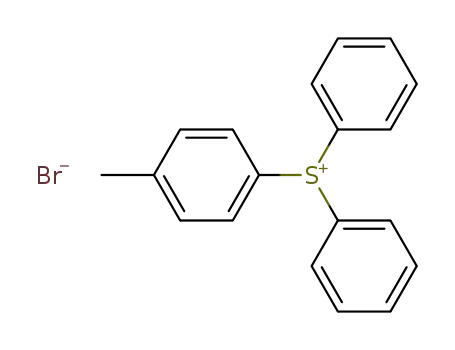 Molecular Structure of 4189-82-6 (Sulfonium, (4-methylphenyl)diphenyl-, bromide)