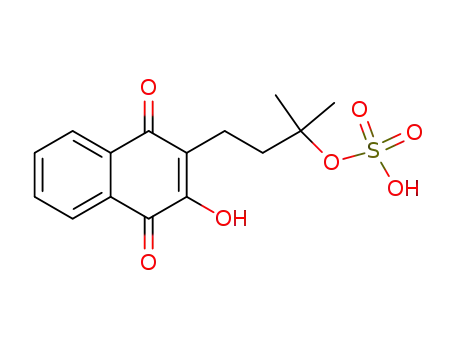 2-hydroxy-3-(3-methyl-3-sulfooxy-butyl)-[1,4]naphthoquinone