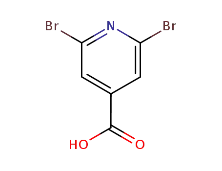 Molecular Structure of 2016-99-1 (2,6-Dibromopyridine-4-carboxylic acid)
